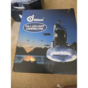 Odoland 2 In 1 Camping Fan